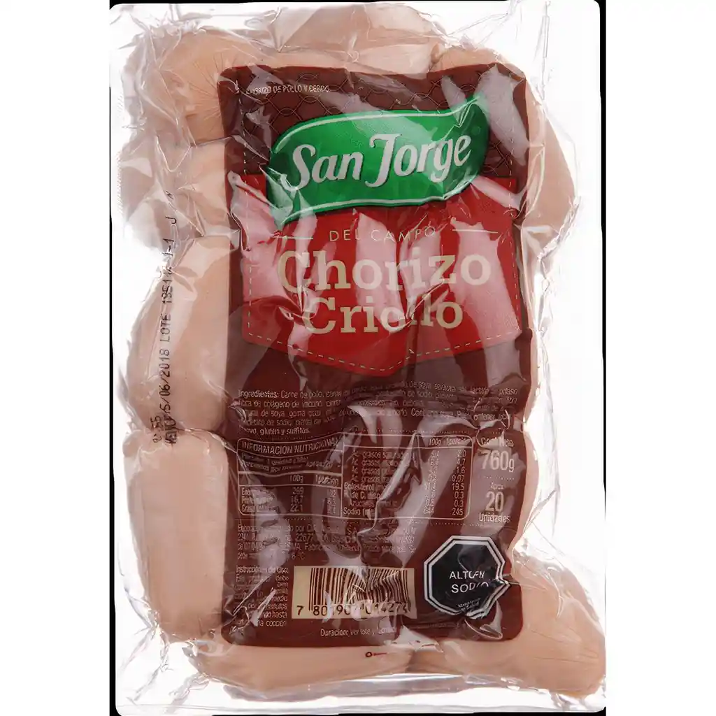 San Jorge Chorizo Criollo Del Campo