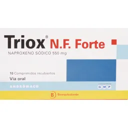Triox N.F. Antiinflamatorios Nf.Fort.Com 550Mg10