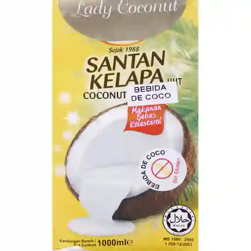 Lady Coconut Leche De Coco Tetrapack