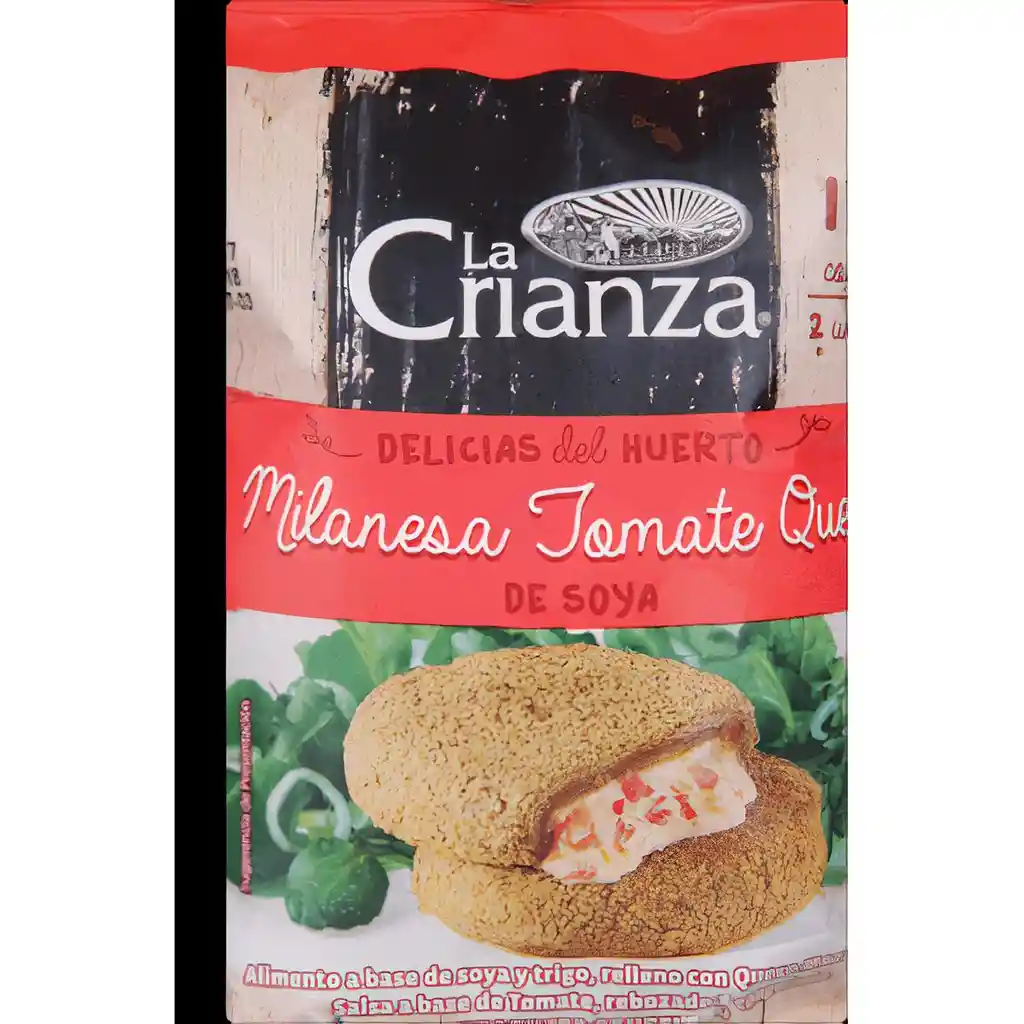 La Crianza Milanesa Soya Tomate Queso