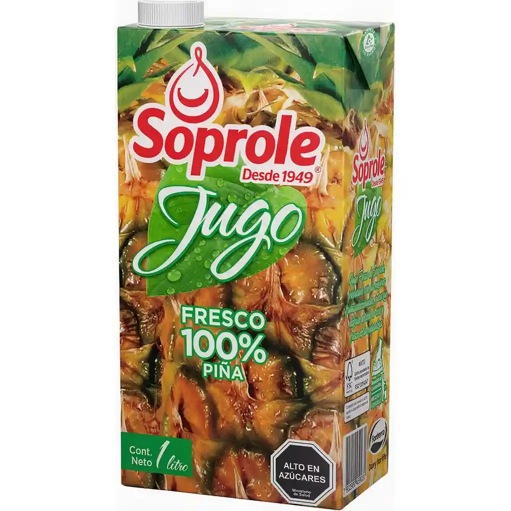 Soprole Jugo Fresco Cj Sq Pina