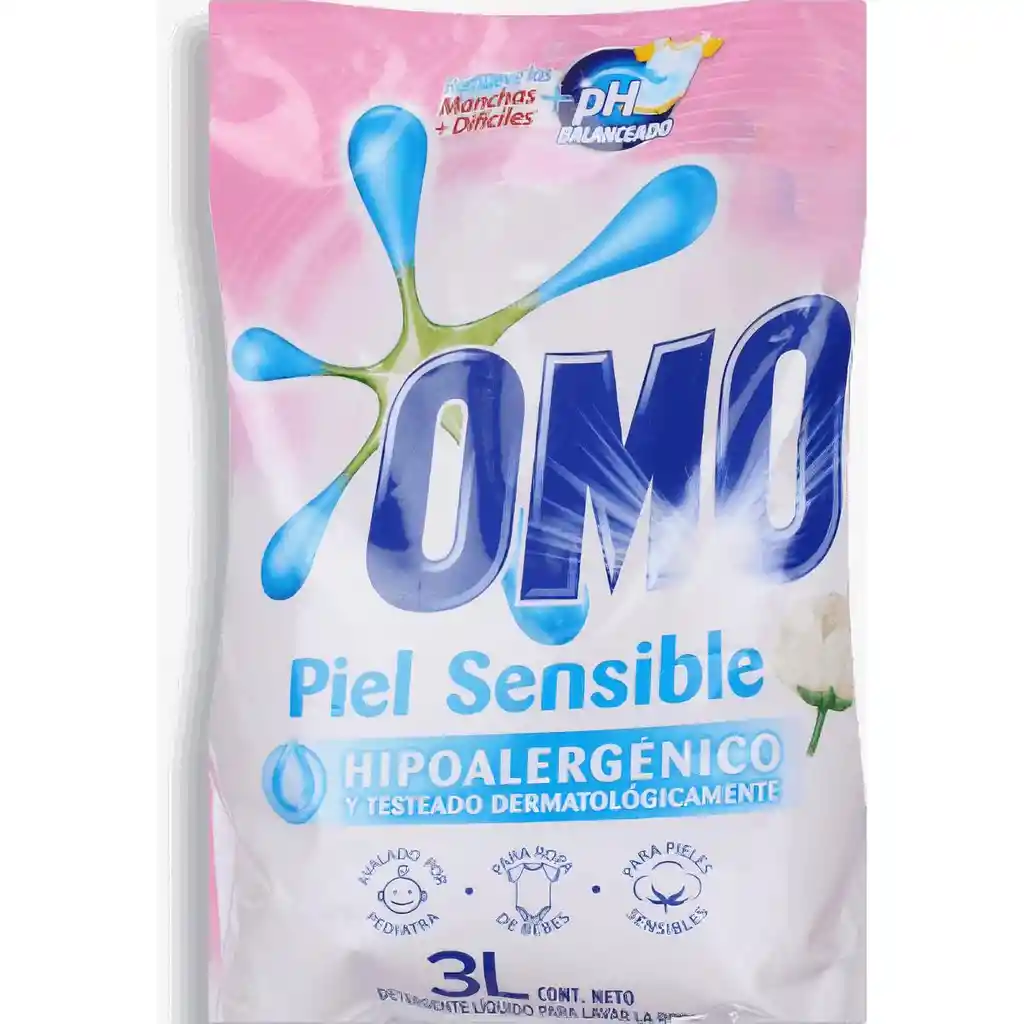 Omo Detergente Liquido Baby Piel Sensible