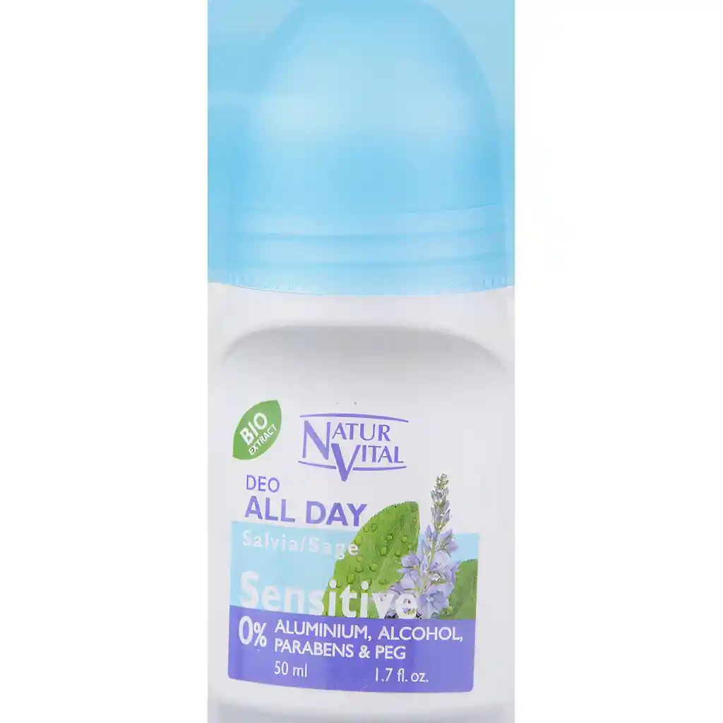 Natur Vital Desodorante Sensitive Salvia em Roll On