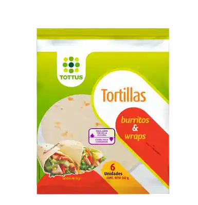 Tortillas para Burritos y Wraps Tottus  