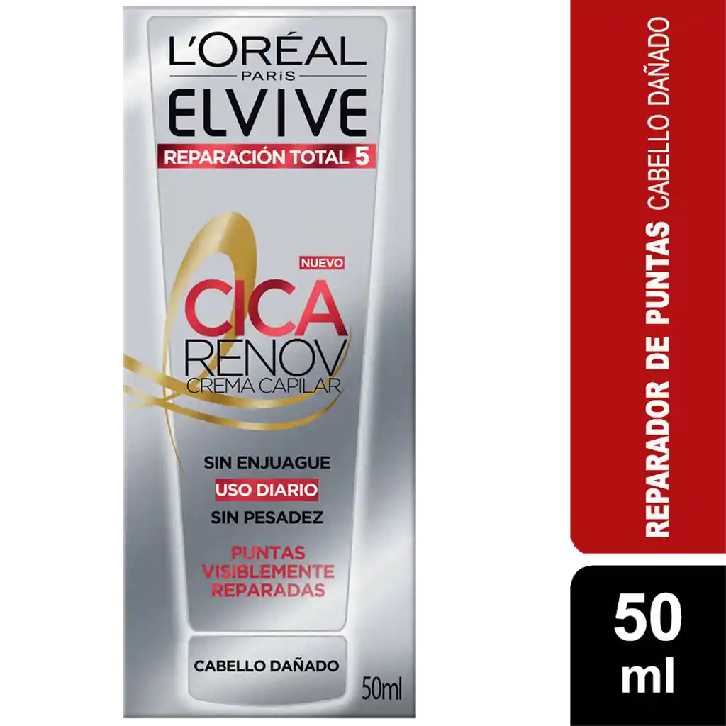 Loreal Paris-Elvive  Crema De Tratamiento Rt5 Cica Renov