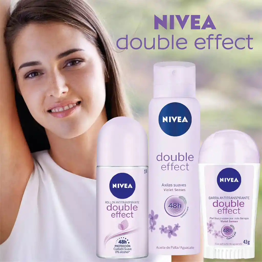Nivea Desodorante Double Effect en Barra