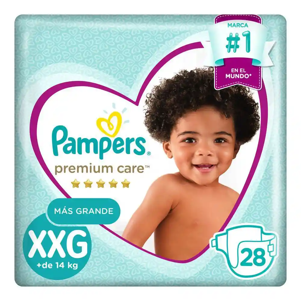 Pampers Pañales Premium Care Talla XXG