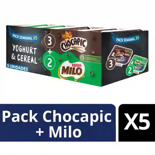 Nestlé Mix Yogurt Milo y Chocapic