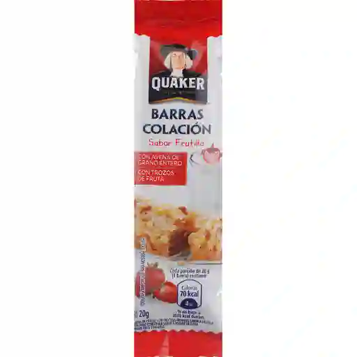 Quaker Cereal Barra Frutillas A L Crema