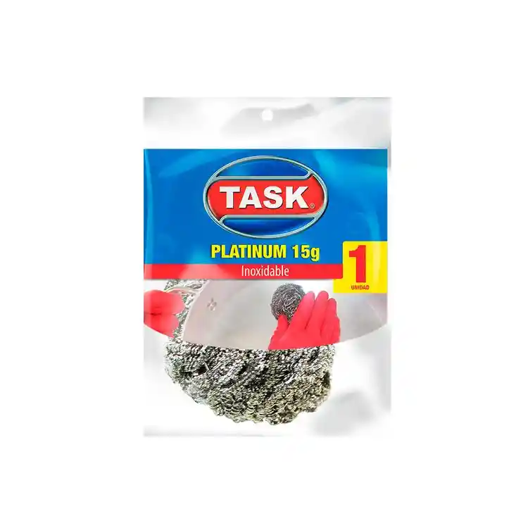 Task Esponja Platinum Inoxidable