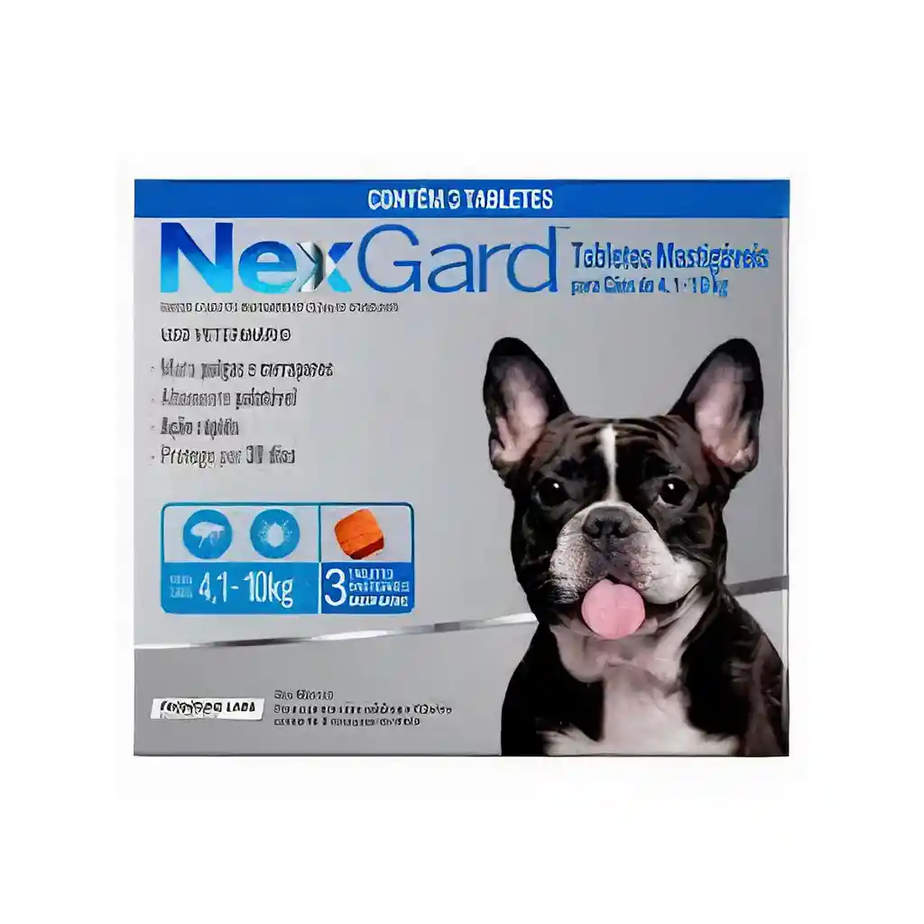 Nexgard 28 3 Mg (4 1-10 Kg) 3 Tabletas