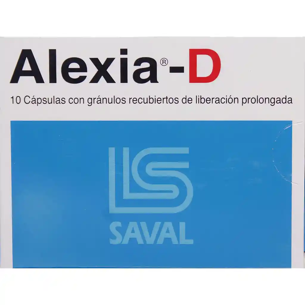 Alexia-D Capsulas Granulos Rec De Liberacion Prolongada