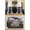 Austral Cerveza Yagan Dark Ale 4 x 330 cc