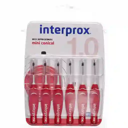 Interprox Cepillos Dentales Mini Con.1.0 X6