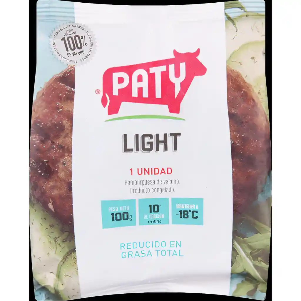 Paty Hamburguesa Light