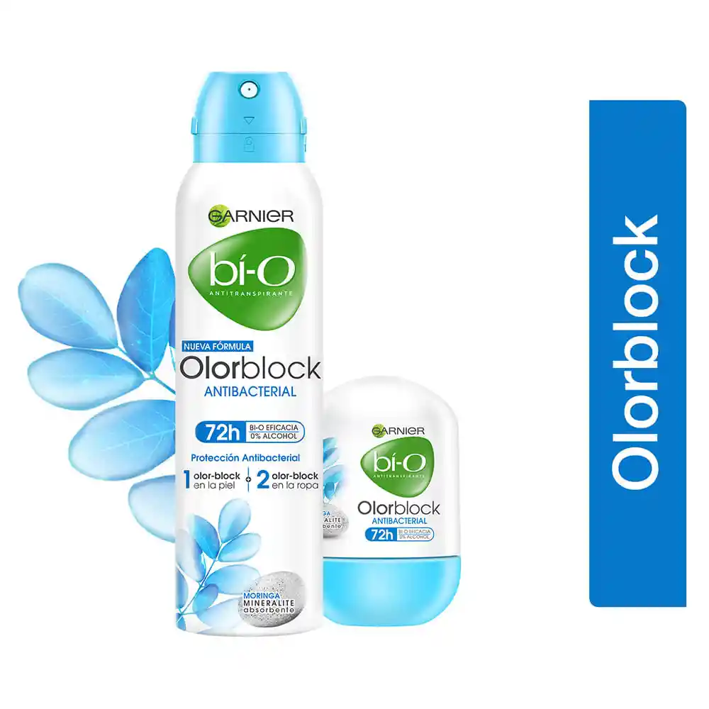 Garnier-Bi-O Desodorante Olorblock 2 en Aerosol