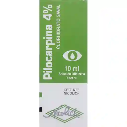 Pilocarpina Clorhidrato 4 % Solución Oftálmica