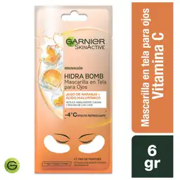 Garnier-Skin Active Mascarilla en Tela para Ojos con Vitamina C