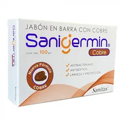 Sanigermin Jabón con Cobre en Barra