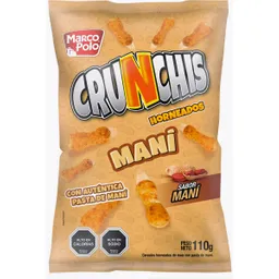 Marco Polo Crunchis Horneados de Maíz Sabor Maní 