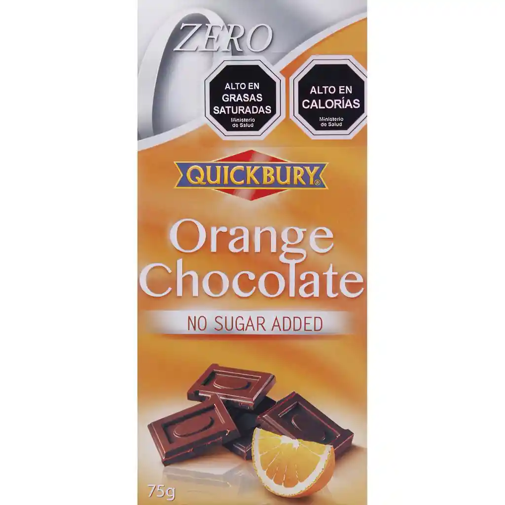 Quickbury Chocolate Orange No Sugar Added