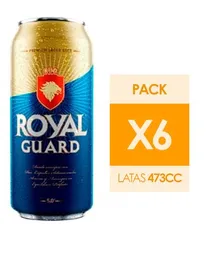 Royal Guard Cerveza Lata Six Pack 