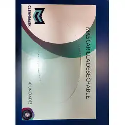 Cleanmask Mascarilla Plana Caja X 40