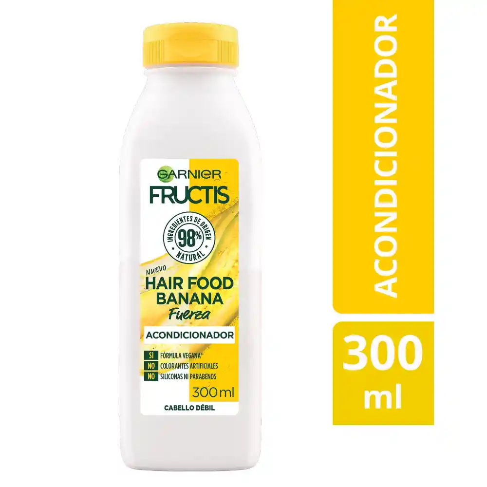 Fructis Acondicionador Hair Food Banana Fuerza