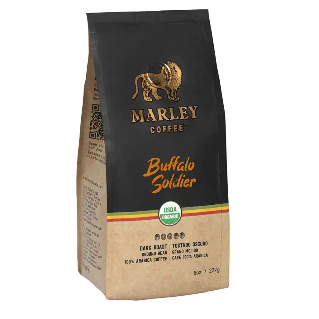 Marley Coffee Café Tostado Oscuro Buffalo Soldier