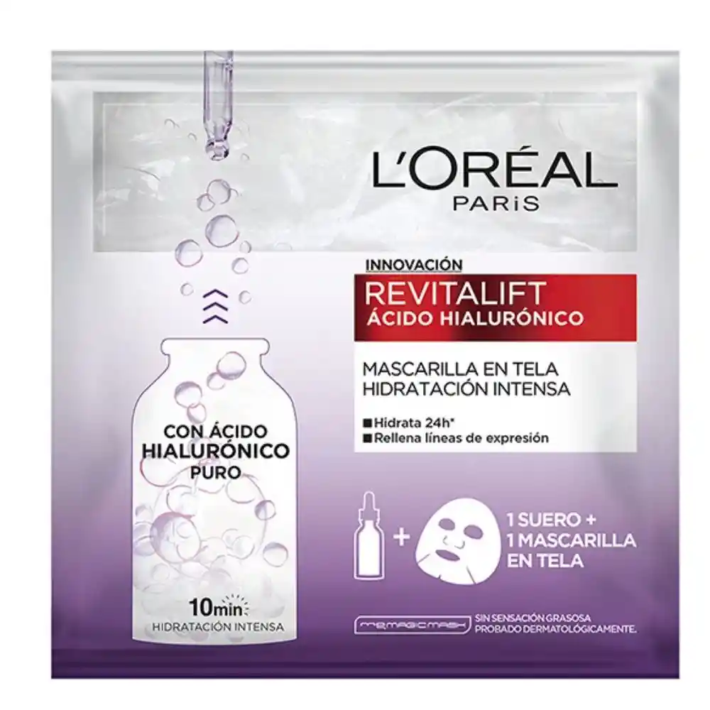 Loreal Paris-Revitalift Mascarilla Hidratante + Suero