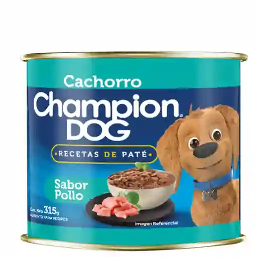 Champion Dog Receta De Pate Sabor a Pollo para Cachorros