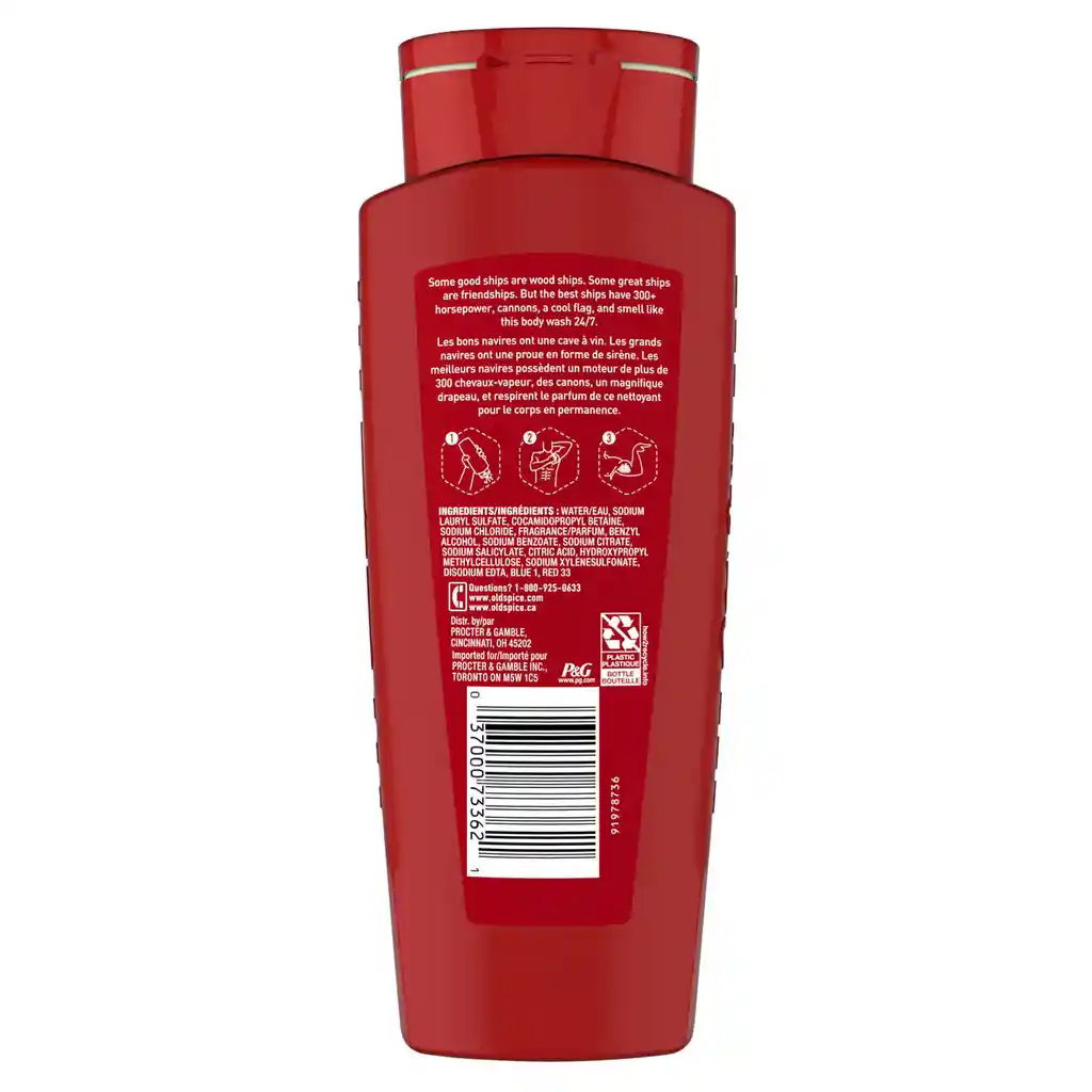 Old Spice Jabón Líquido Corporal Captain para Hombres