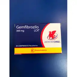 Gemfibrozilo Laboratorio Chile(300 Mg)