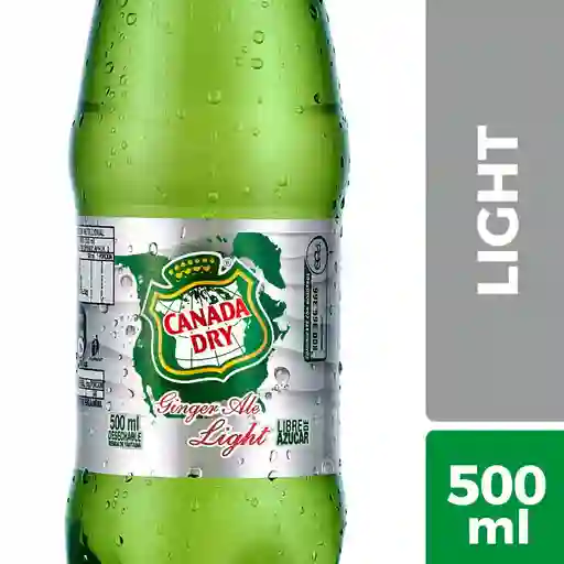 2 x Canada Dry Bebida Ginger Ale Light 500 mL