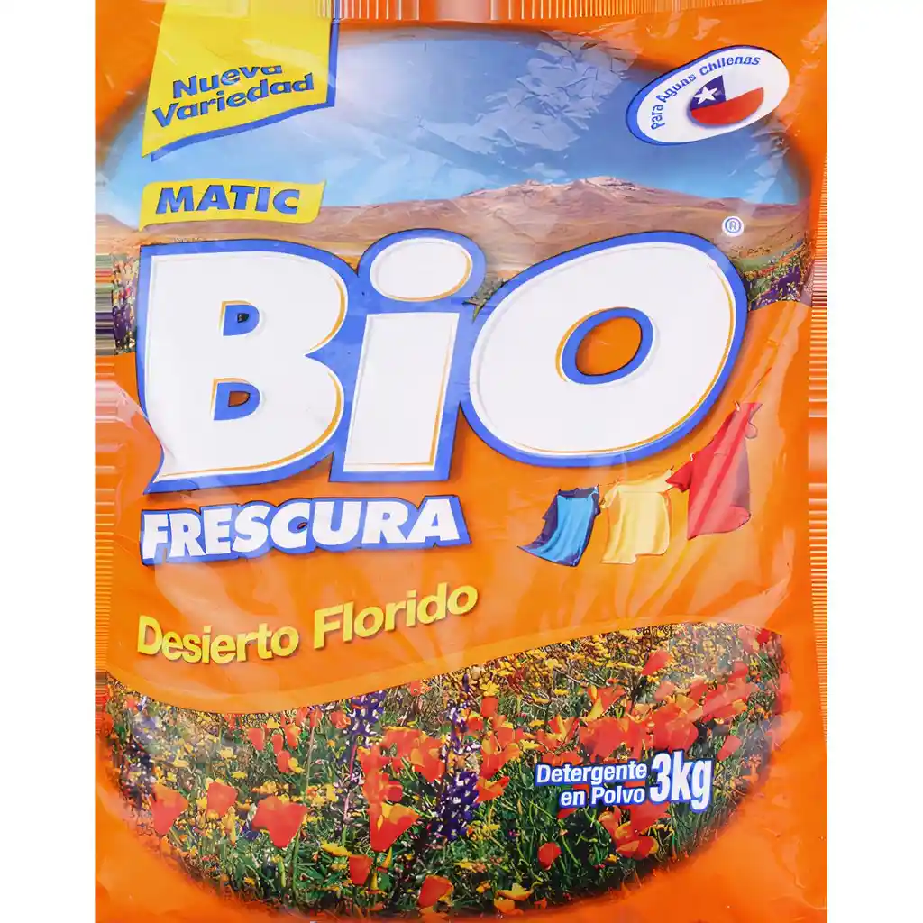 Bio Frescura Pack 2 Unidade(S) Detergente Matic Polvo Desierto