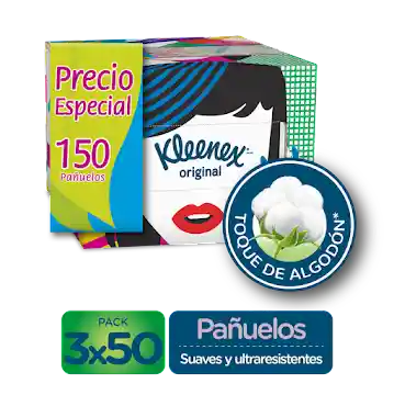 Kleenex Pañuelos Faciales de Algodón