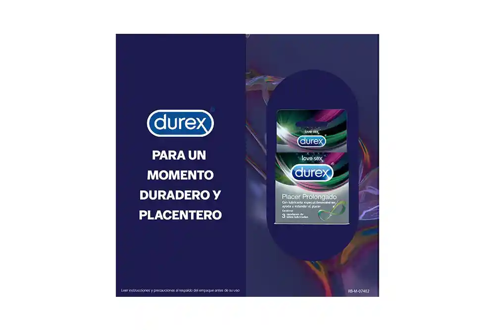 Durex Preservativos - Condones Placer Prolongado 3 unidades
