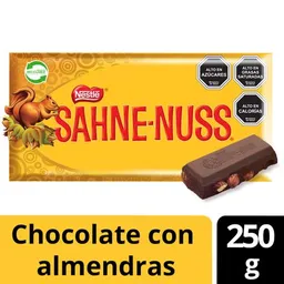 Sahne-Nuss Barras de Chocolate con Almendras 