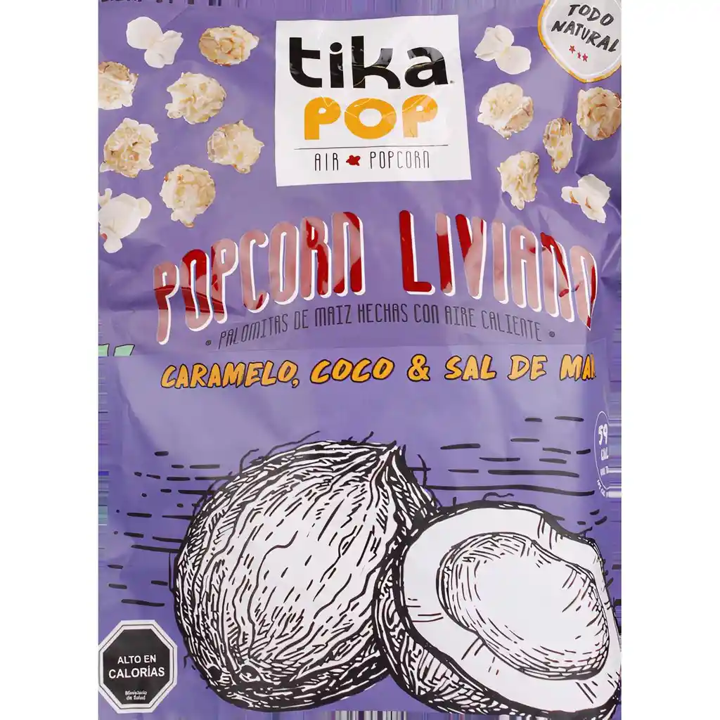 Tika Chips Pop Coco Caramelo Vainilla