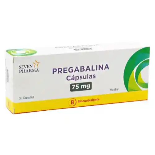 Pregabalina 75 Mg Caja X 30 Cápsulas