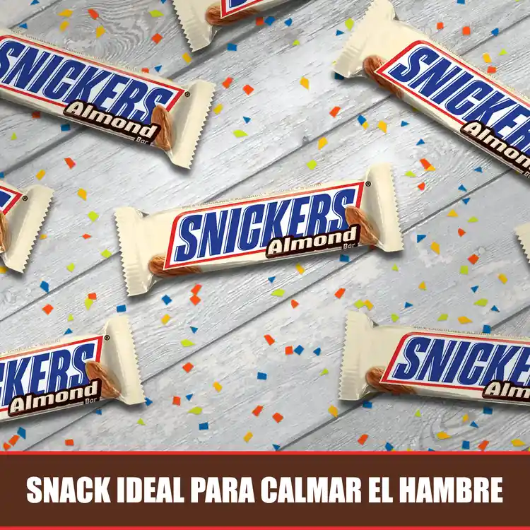 Snickers Barra de Chocolate con Almendras