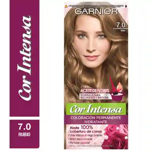 Garnier-Cor Intensa Coloración Capilar Tono 7.0 Rubio