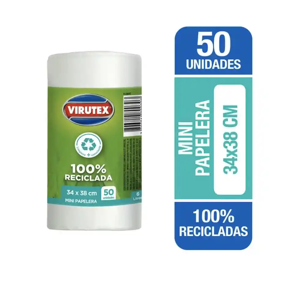 Virutex Bolsa Blanca Baño