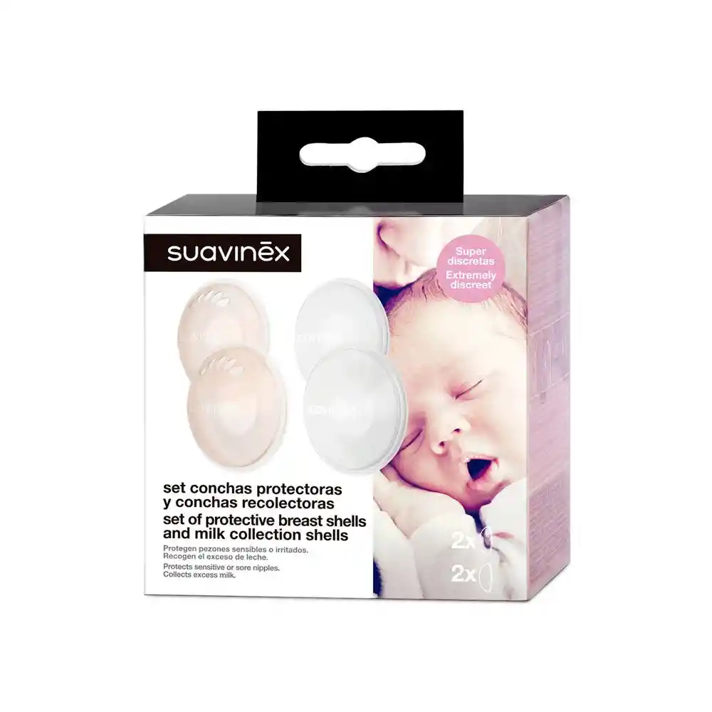 Suavinex Set Protectores y Pezoneras Recolector de Leche