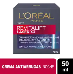 Loreal Paris Crema de Noche Revitalift Láser x3