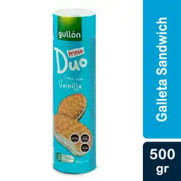 Gullon Galleta Mega Duo Sabor Vainilla