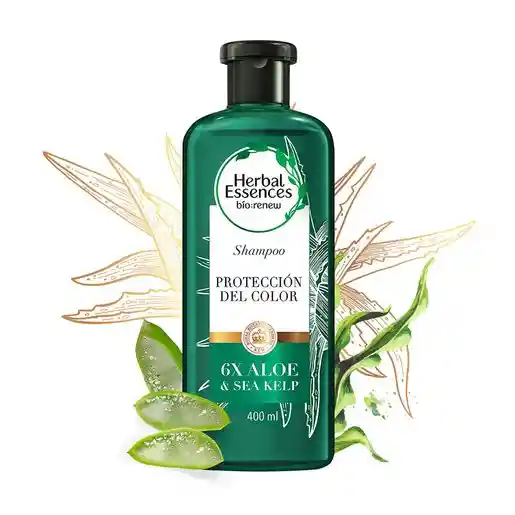 Herbal Essences Shampoo 6x con Aloe y Algas Marinas