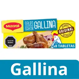 Maggi Caldo Deshidratado con Sabor a Gallina