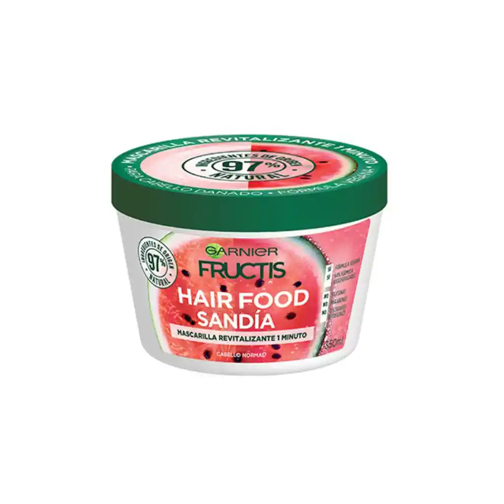 Garnier-Fructis Mascarilla Revitalizante Hair Food Sandía