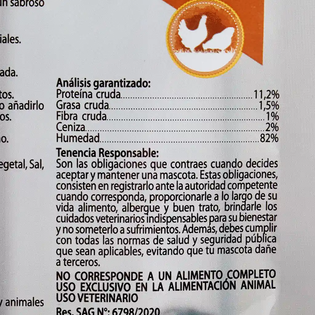 Fit Formula Snack para Gatos Puré de Pollo